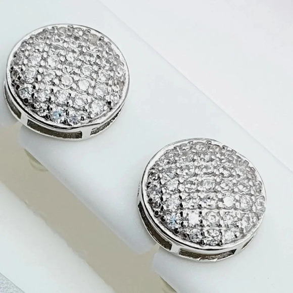 "925 Sterling Silver Cubic Zirconia Earrings, U19254576 - Picture 10 of 11